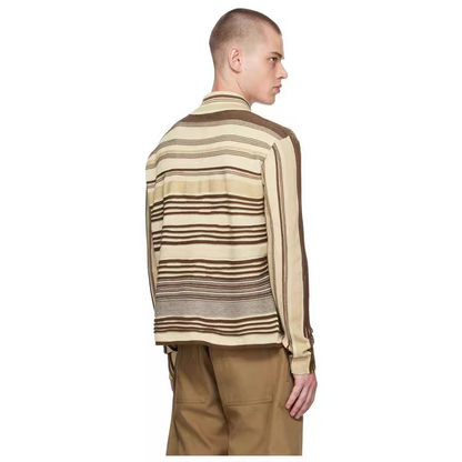 BVG / 보테가베네타 남성 스트라이프 폴로넥 니트