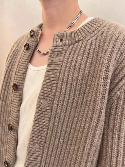 BVG / 보테가베네타 남성 여성 니트 단추 카디건