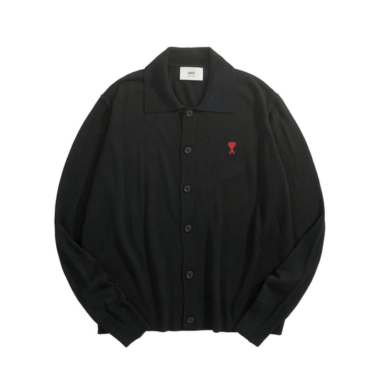 BVG / 아미리 남성 하트 자수 니트 카디건