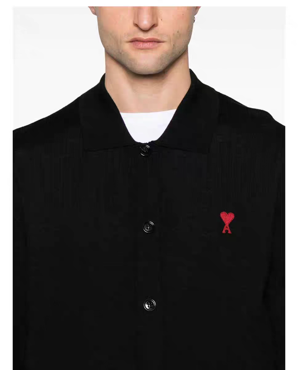 BVG / 아미리 남성 하트 자수 니트 카디건