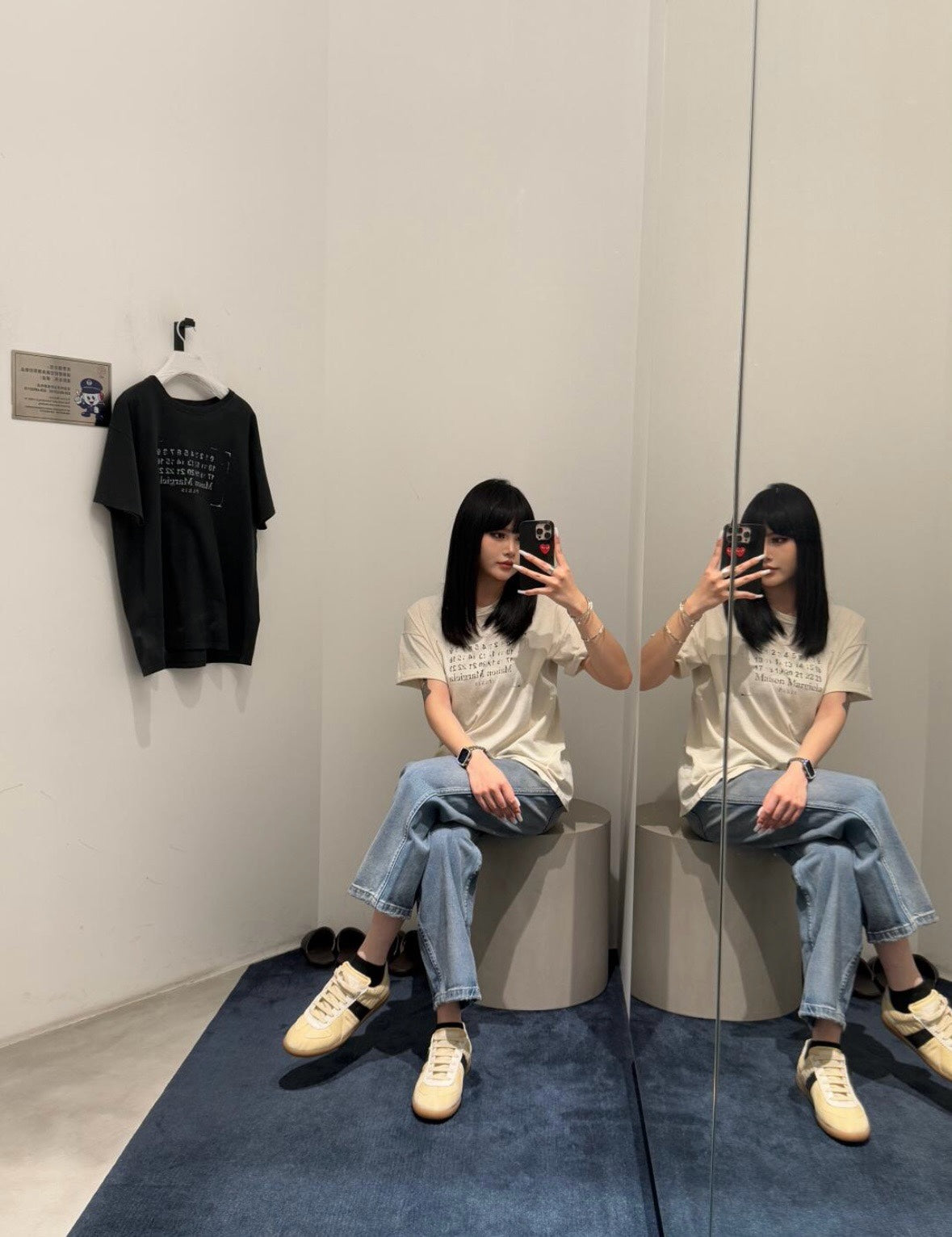 BVG / 메종마르지엘라  남성 여성 반팔 티셔츠