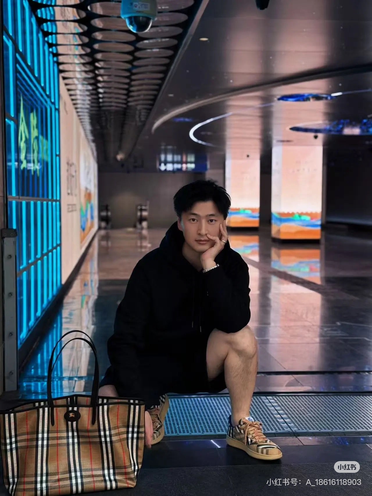 양 공장 / 버버리 쇼퍼백 가방