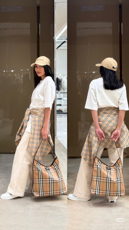 양 공장 / 버버리 토트 숄더 핏 가방