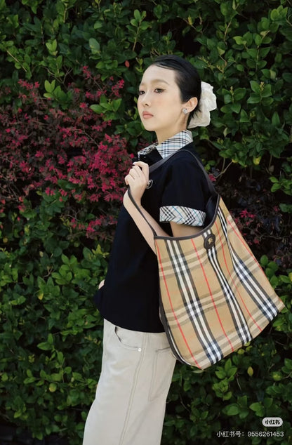 양 공장 / 버버리 토트 숄더 핏 가방