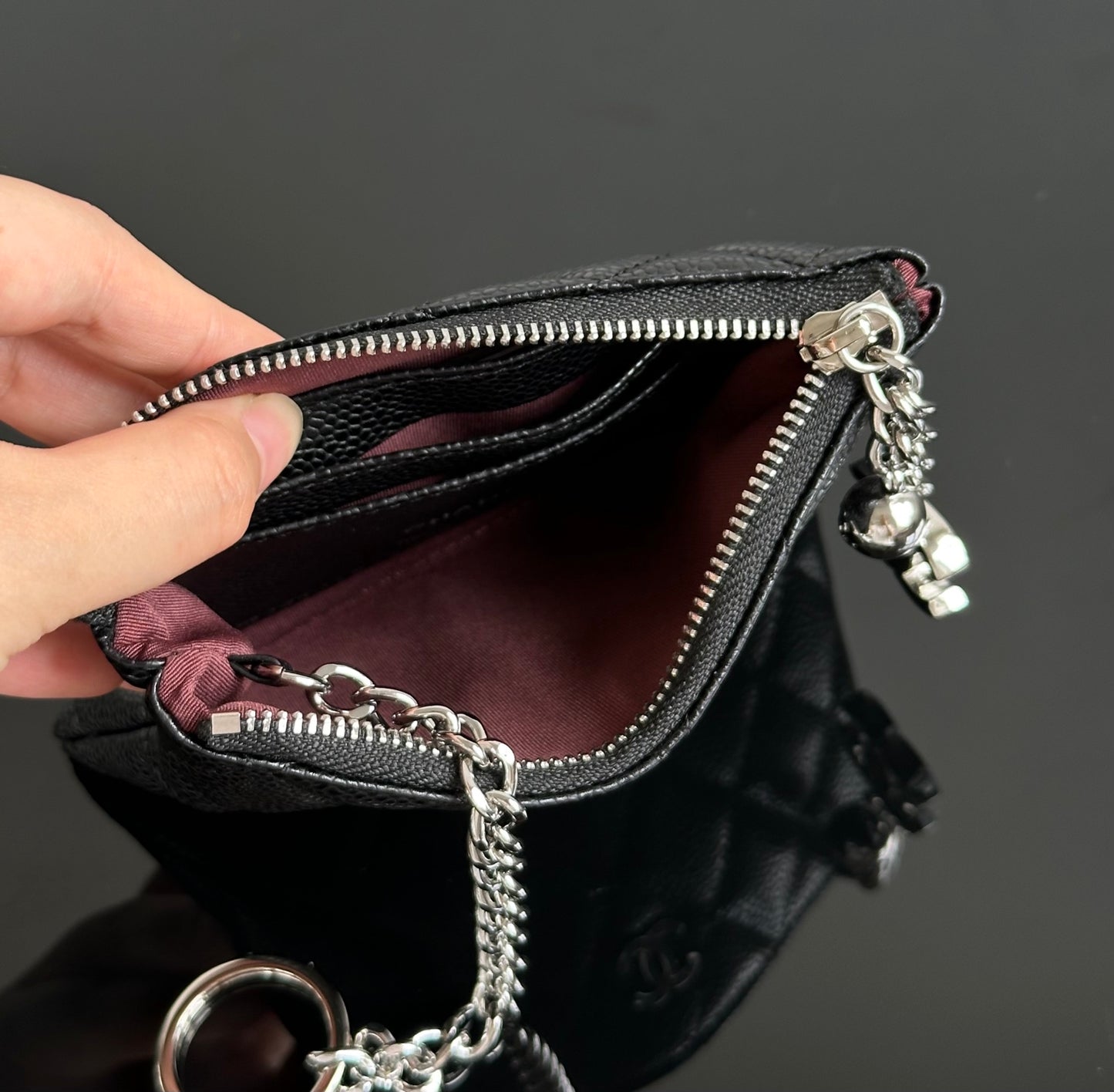 양 공장 / 샤넬 지퍼 동전 지갑