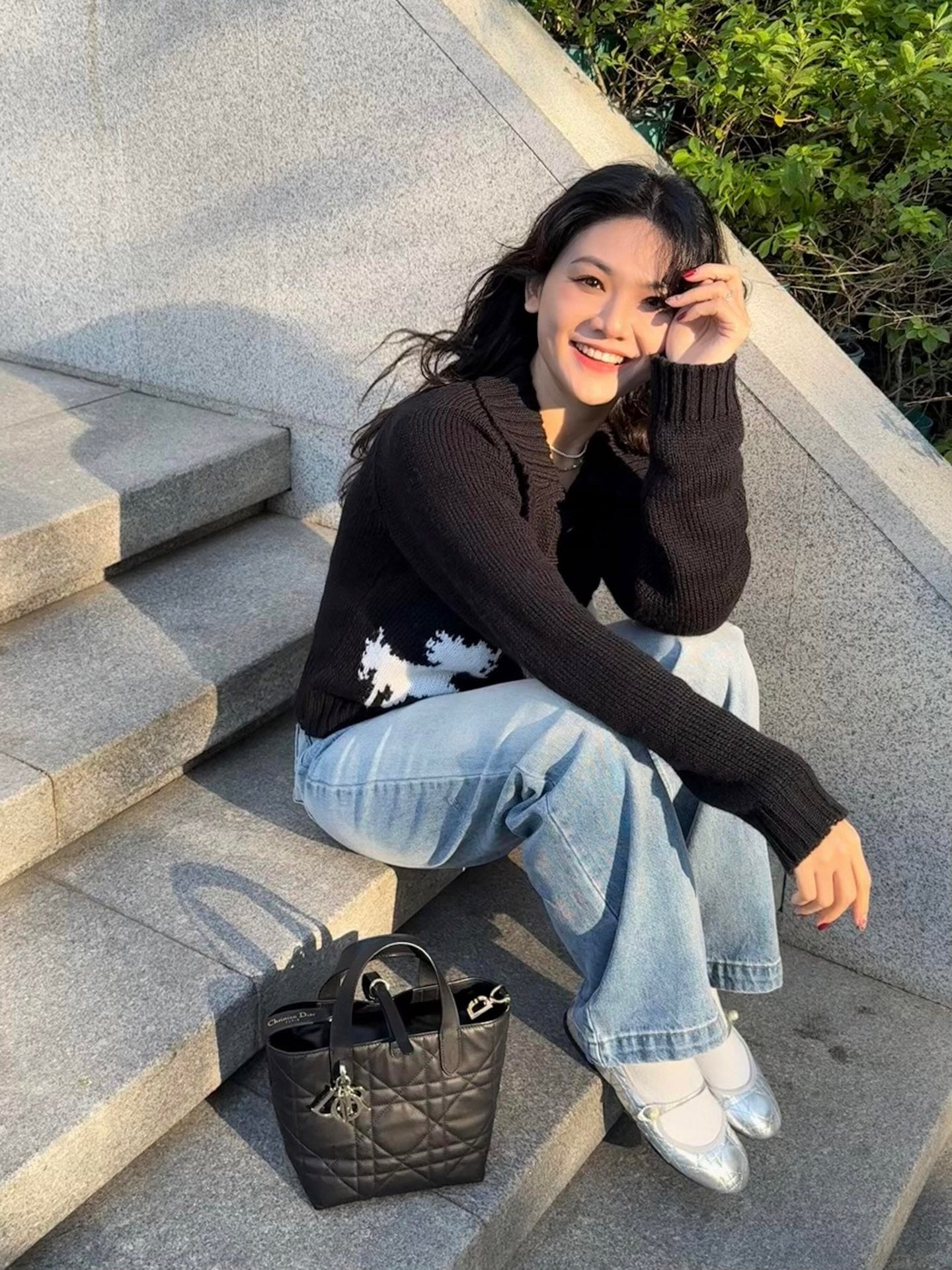 양 공장 / 디올 에나멜 장바구니 가방