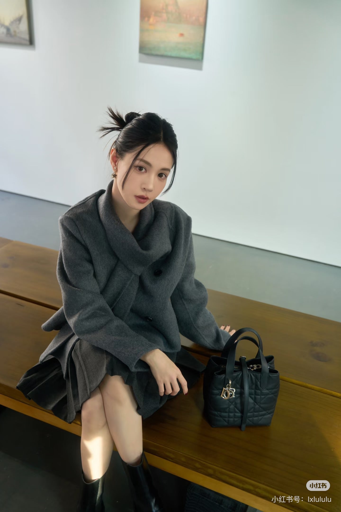 양 공장 / 디올 에나멜 장바구니 가방