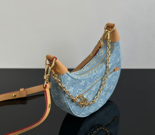 양 공장 / 루이비통 문 데님백