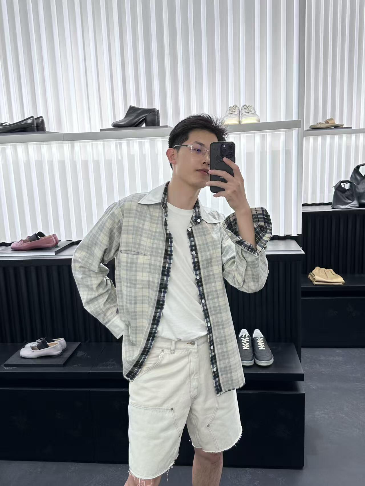 R공장 / 메종마르지엘라 남성 양면 셔츠