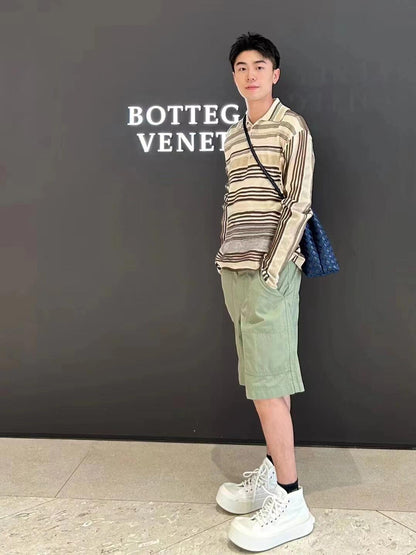 R공장 / 보테가베네타 남성 스트라이프 긴팔
