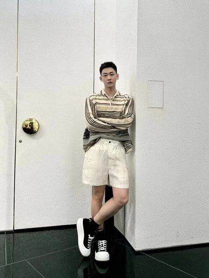 R공장 / 보테가베네타 남성 스트라이프 긴팔