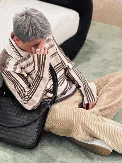 R공장 / 보테가베네타 남성 스트라이프 긴팔