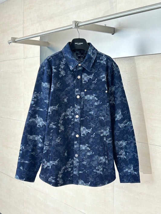 체인2호 / 구찌 남성 자수 셔츠