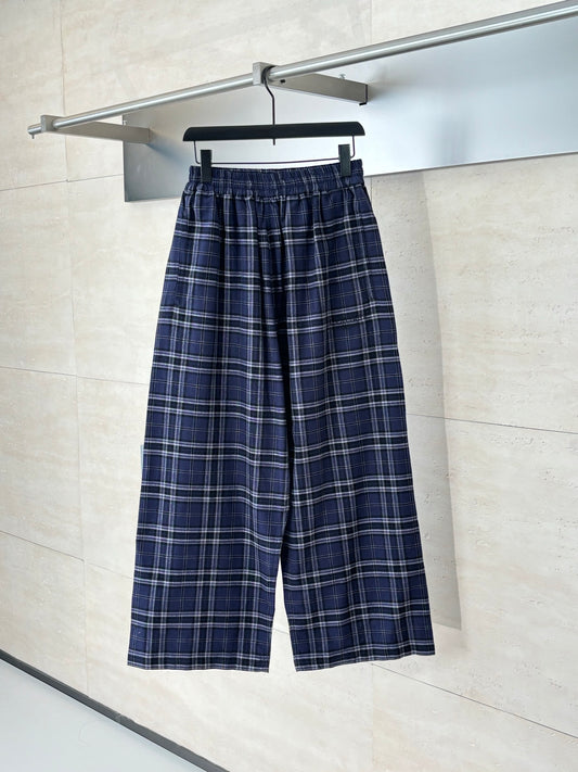 체인2호 / 발렌시아가 남성 여성 와이드 팬츠