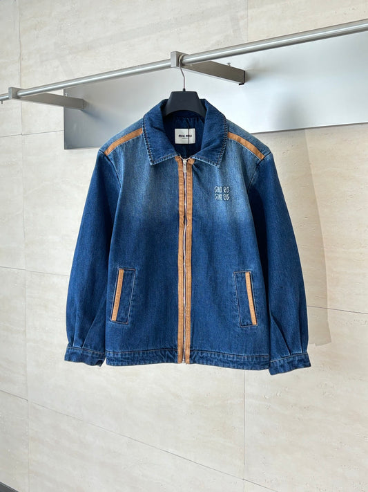 체인2호 / 미우미우 여성 데님 재킷