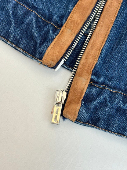 체인2호 / 미우미우 여성 데님 재킷