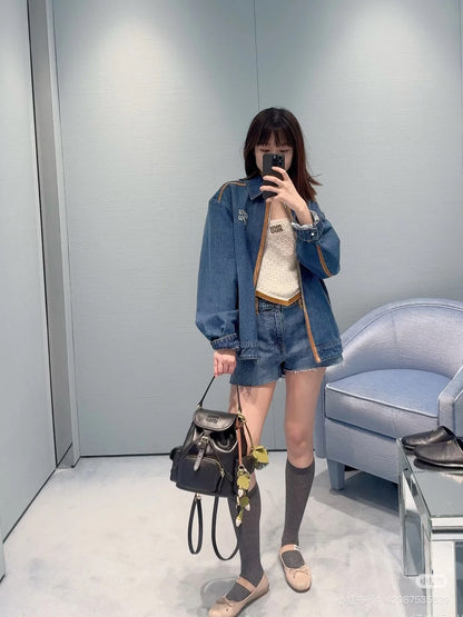 체인2호 / 미우미우 여성 데님 재킷