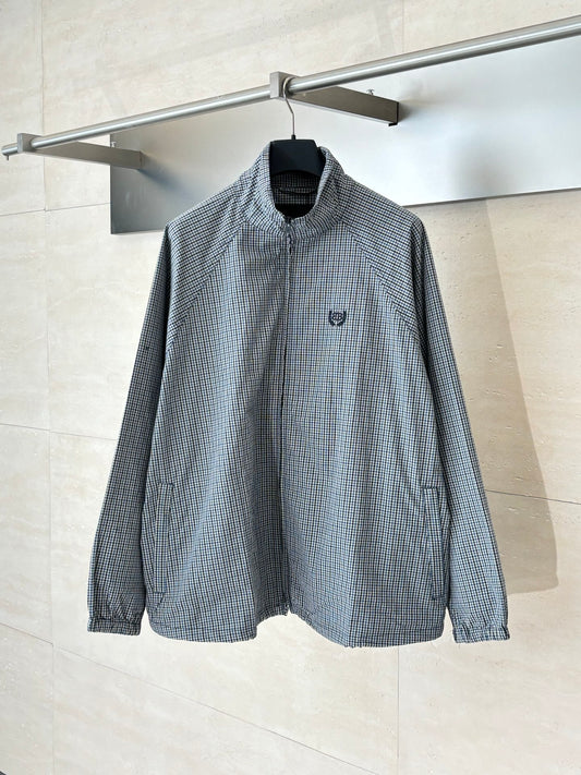 체인2호 / 발렌시아가 남성 여성 체크 코트