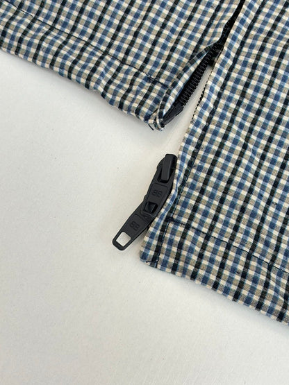 체인2호 / 발렌시아가 남성 여성 체크 코트