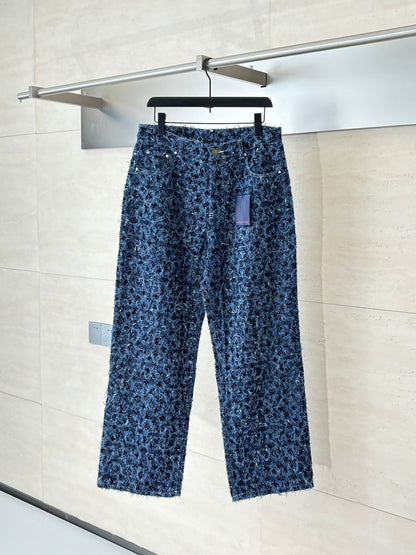 체인2호 / 루이비통 남성 여성 수술 데님 팬츠