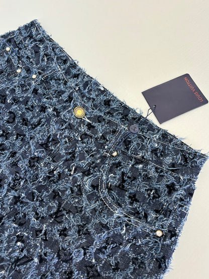 체인2호 / 루이비통 남성 여성 수술 데님 팬츠