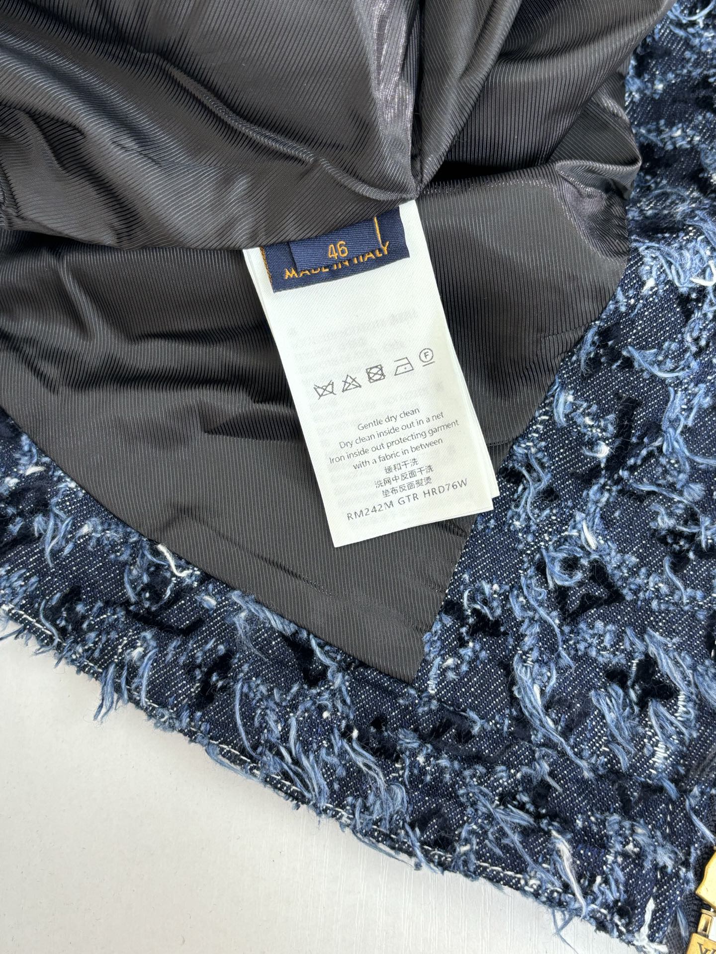 체인2호 / 루이비통 남성 여성 수술 데님 코트