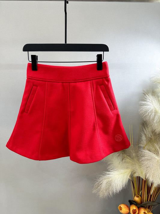 한국골프 / G/FORE 여성 모직 스커트