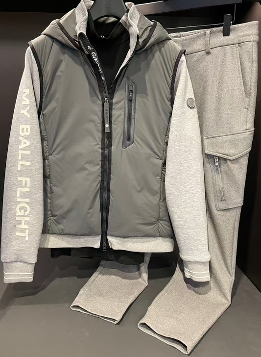 한국골프 / G/FORE 남성 패딩 패치 맨투맨