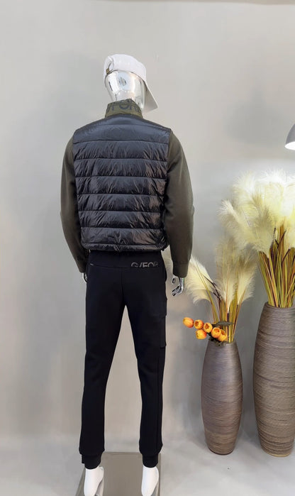 한국골프 / G/FORE 남성 패딩 패치워크