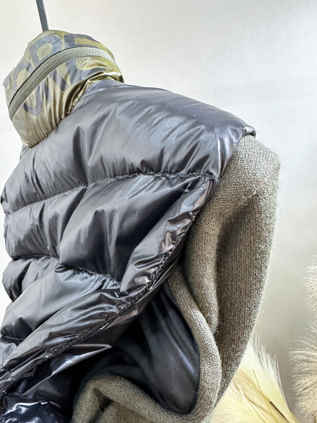 한국골프 / G/FORE 남성 패딩 패치워크