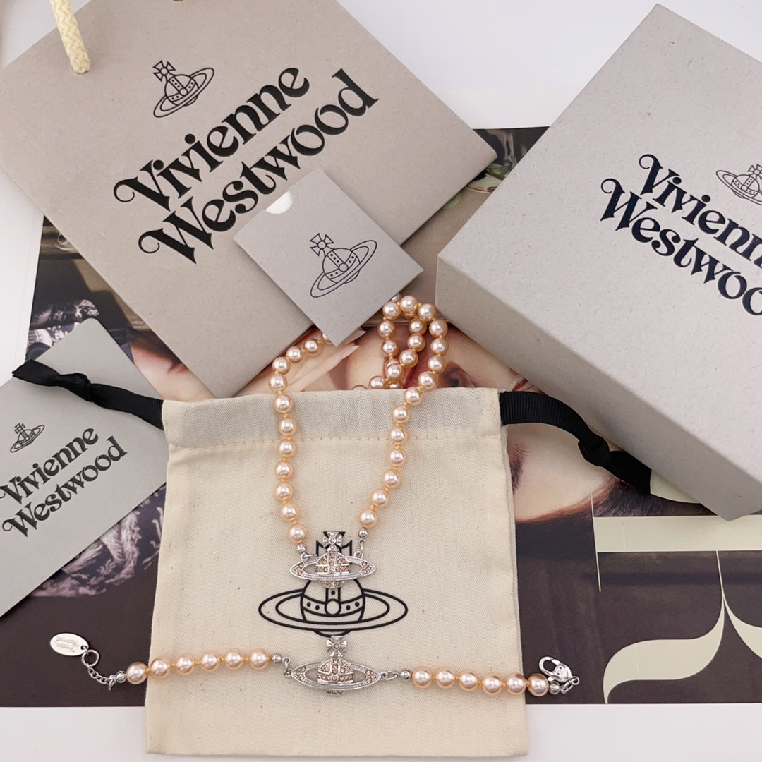 보스 악세사리 / 비비안웨스트우드 여성 진주 목걸이