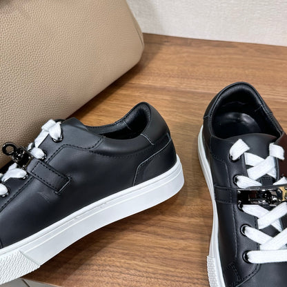 빙 공장 / 에르메스 커플 스니커즈 단색 가죽 로퍼