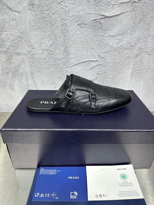빙 공장 / 프라다 남성 가죽 구두 슬리퍼