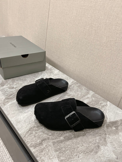 빙 공장 / 발렌시아가 남성 여성 슬리퍼