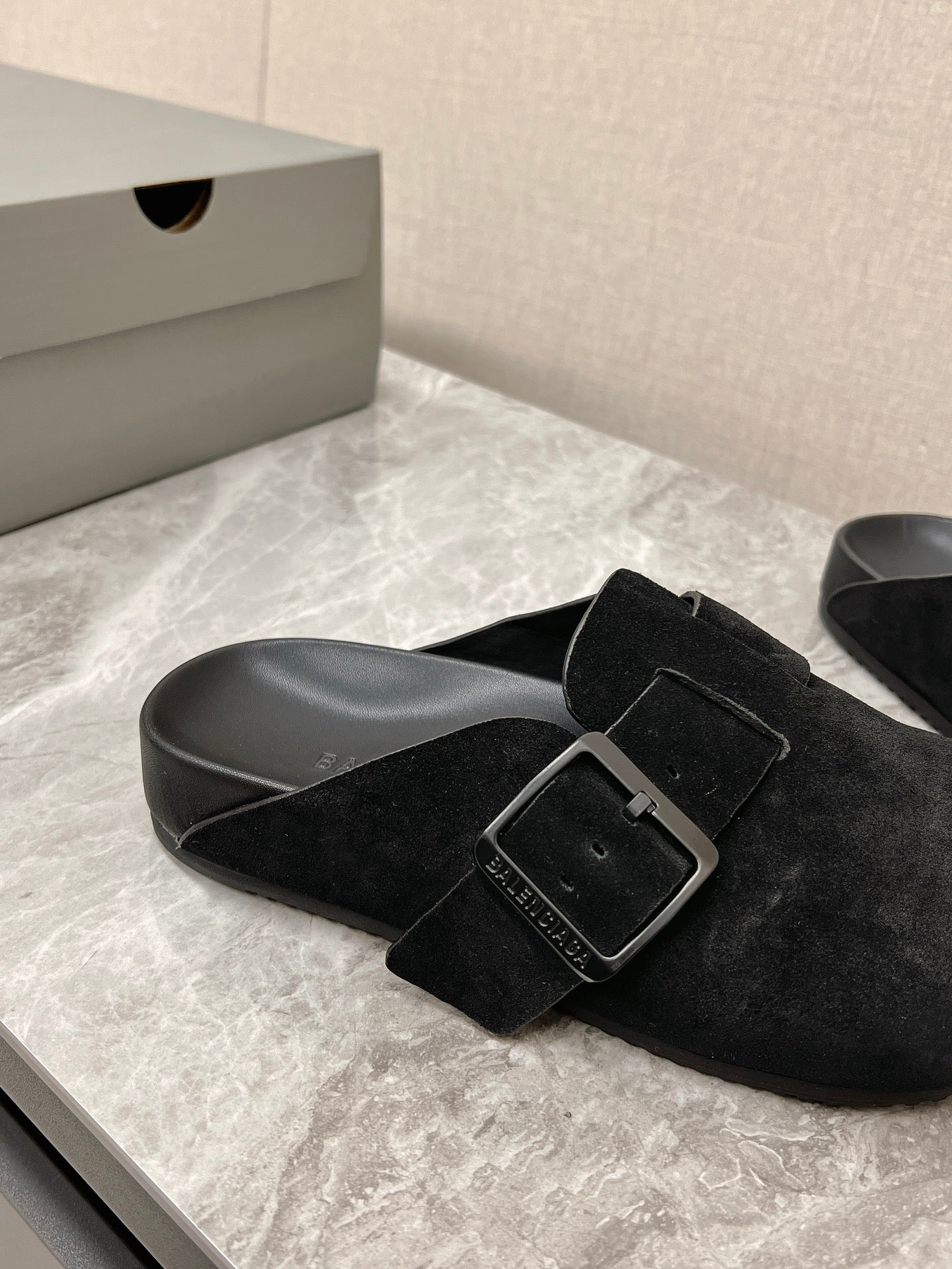 빙 공장 / 발렌시아가 남성 여성 슬리퍼