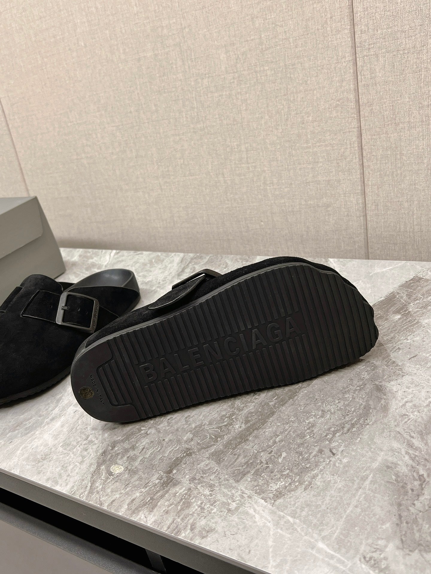 빙 공장 / 발렌시아가 남성 여성 슬리퍼