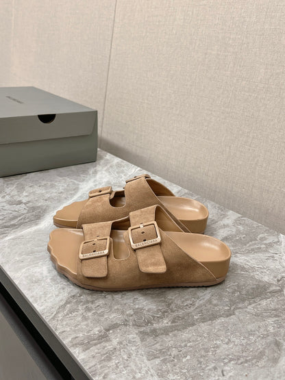 빙 공장 / 발렌시아가 남성 여성 슬리퍼