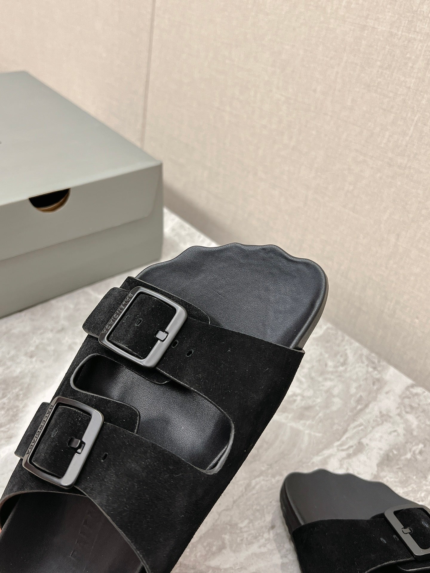 빙 공장 / 발렌시아가 남성 여성 슬리퍼