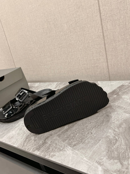 빙 공장 / 발렌시아가 남성 여성 슬리퍼