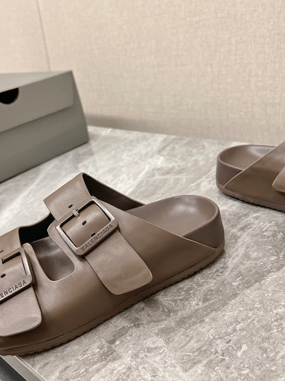 빙 공장 / 발렌시아가 남성 여성 슬리퍼