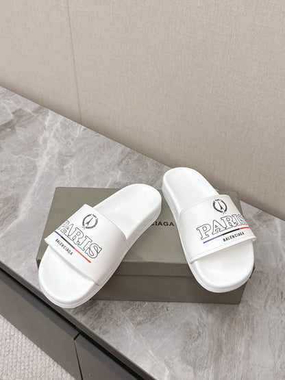 빙 공장 / 발렌시아가 남성 여성 슬리퍼