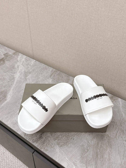 빙 공장 / 발렌시아가 남성 여성 슬리퍼