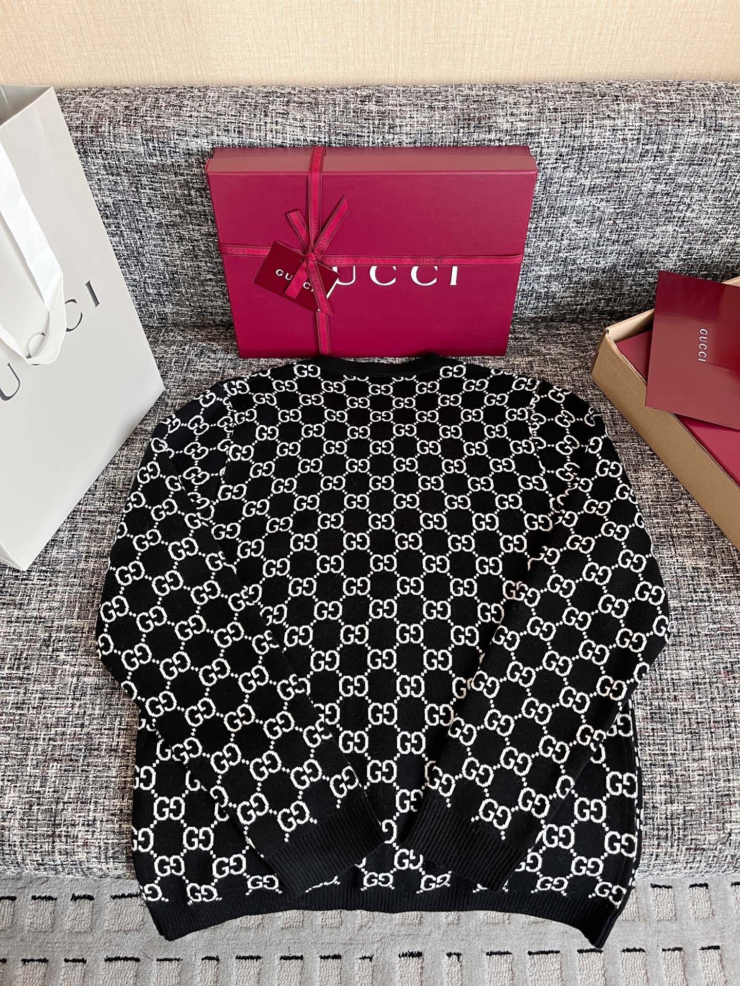 티모 공장 / 구찌 여성 양면 니트 카디건