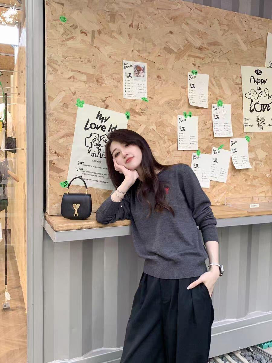 BVG / 아미 남성 여성 니트 셔츠