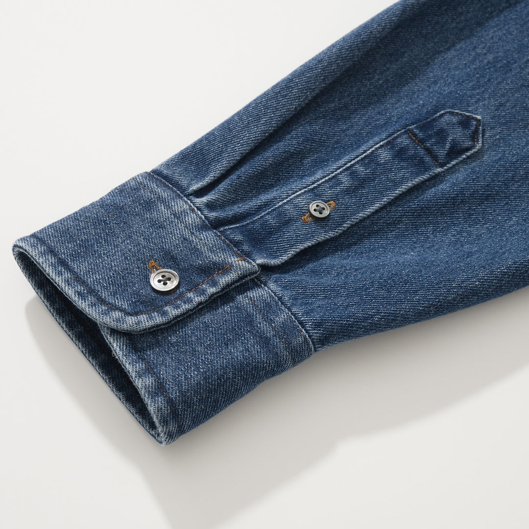 BVG / 아미 남성 여성 데님 셔츠