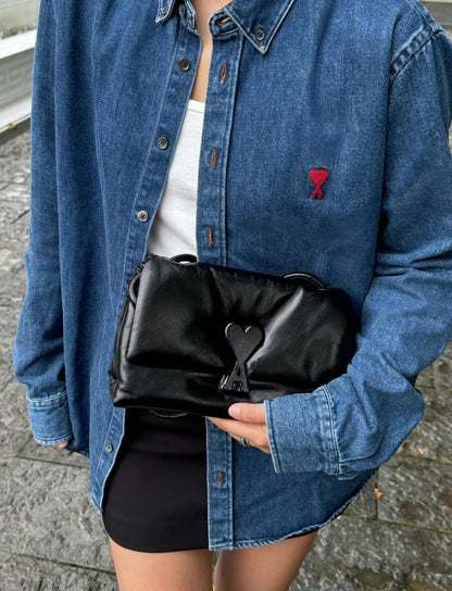 BVG / 아미 남성 여성 데님 셔츠