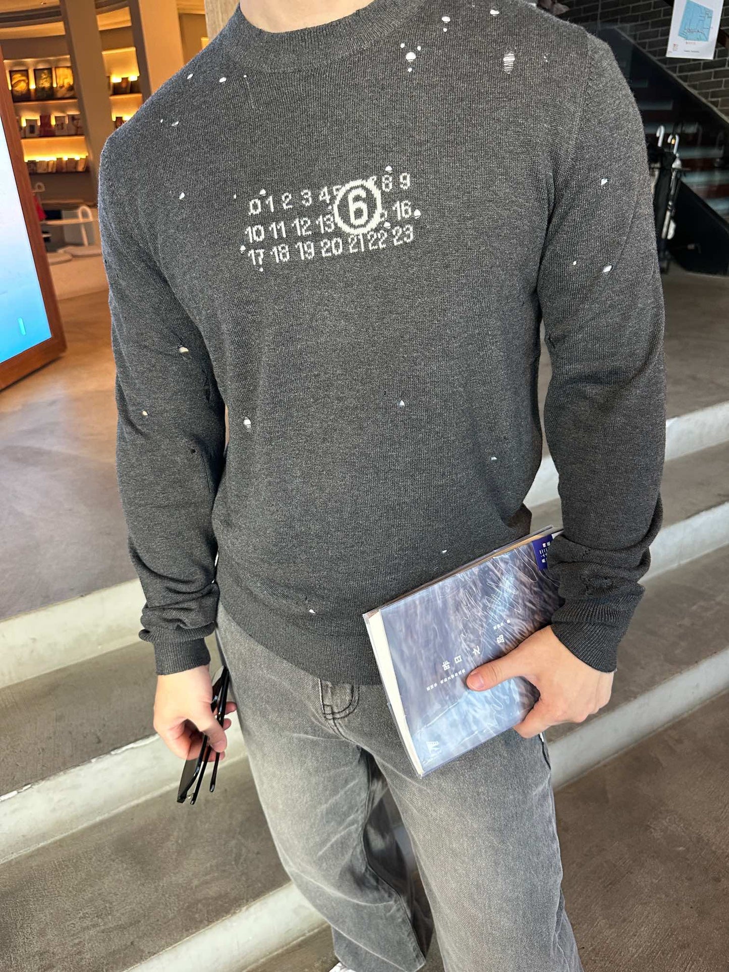 ZZLL / 메종마르지엘라 니트 스웨터