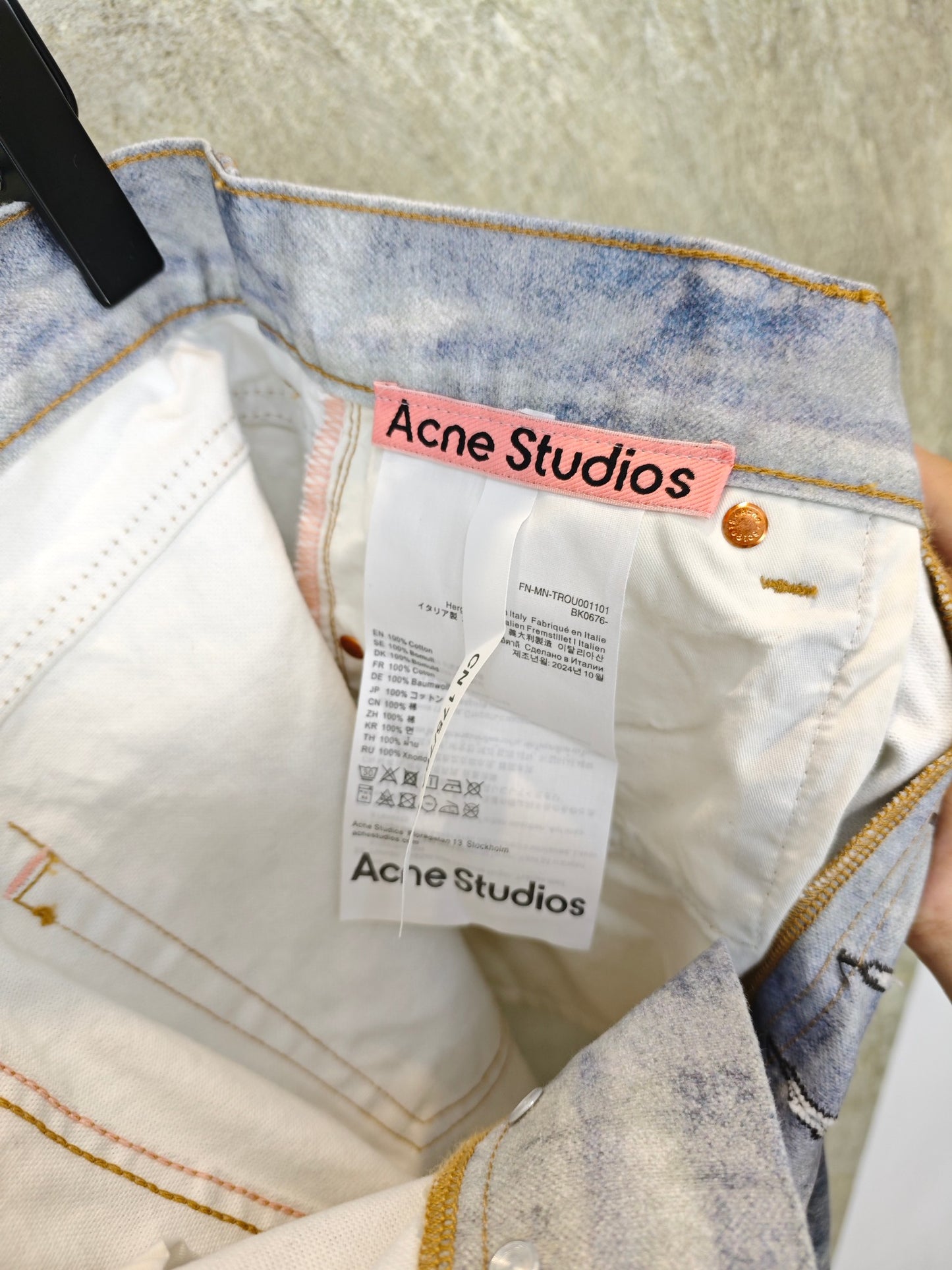 GTR / 아크네스튜디오 3D 프린트 청바지