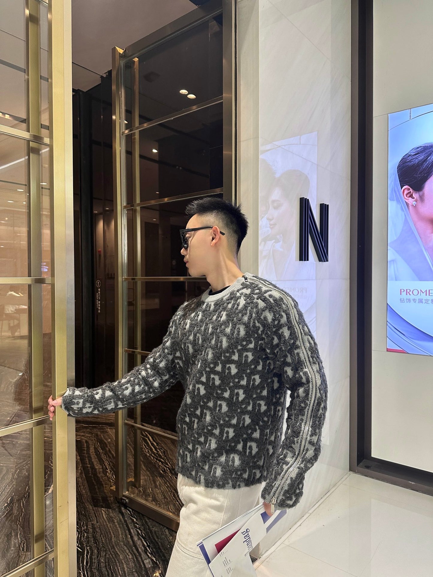 ZZLL / 디올 니트 스웨터