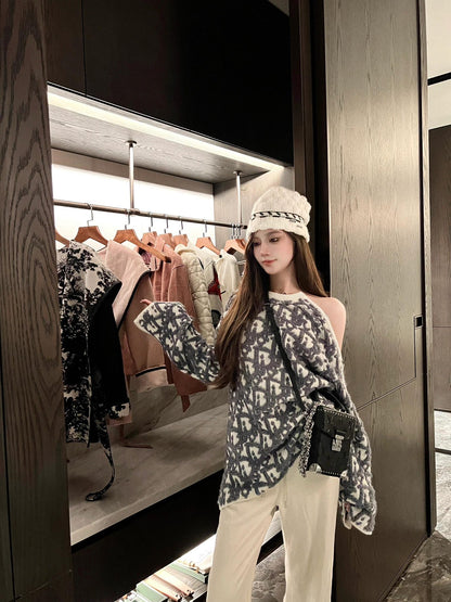 ZZLL / 디올 니트 스웨터